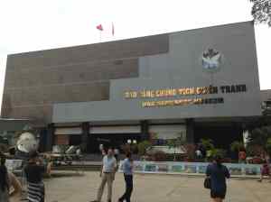 Yes, we all want to have our photos taken in front of a war museum. Preferably smiling, and with a fighter plane or other weapon of war.